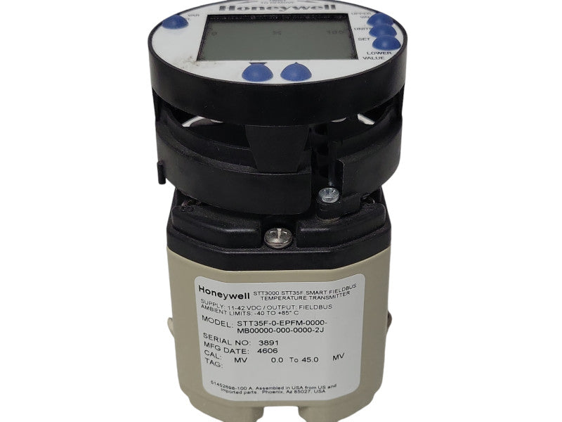 Honeywell STT35F-0-EPFM SMART FIELDBUS Temperature Transmitter, READ _