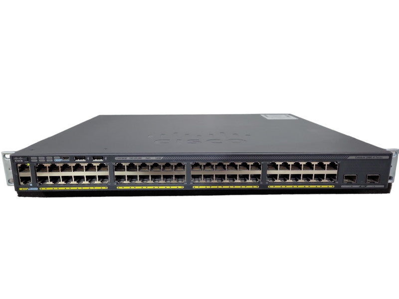 Cisco WS-C2960X-48FPD-L | 48 Port Gigabit PoE+ 740W 2x 10G SFP+ !