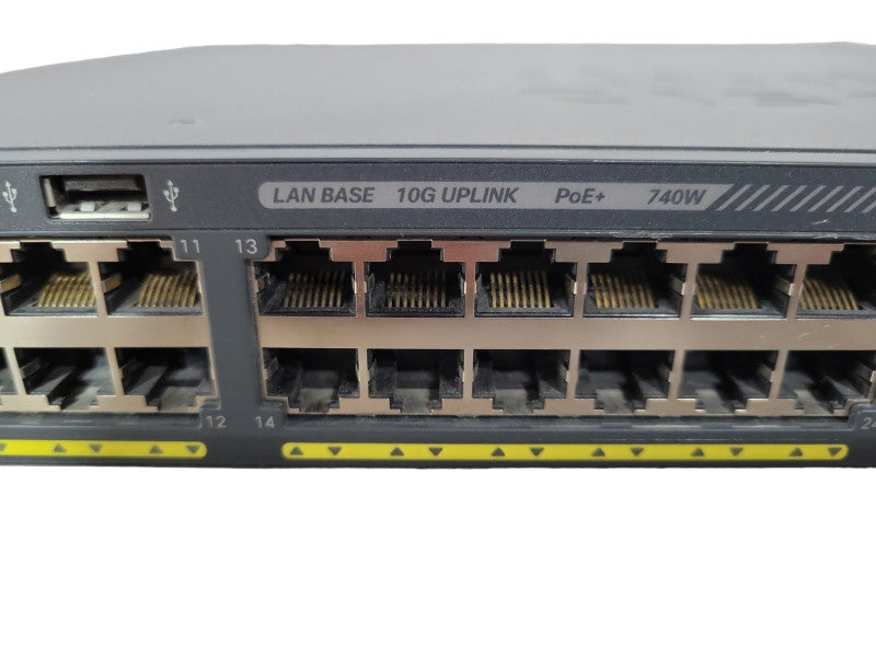 Cisco WS-C2960X-48FPD-L | 48 Port Gigabit PoE+ 740W 2x 10G SFP+ !