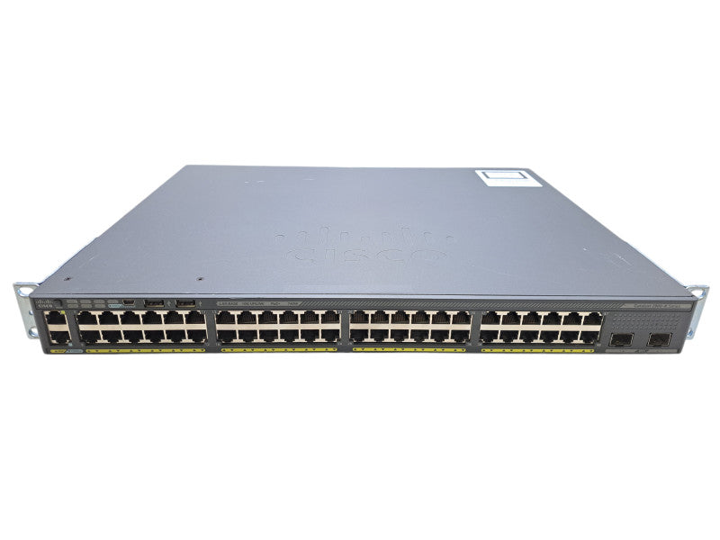 Cisco WS-C2960X-48FPD-L | 48-Port Gigabit PoE+ 740W 2x 10G SFP+ Switch