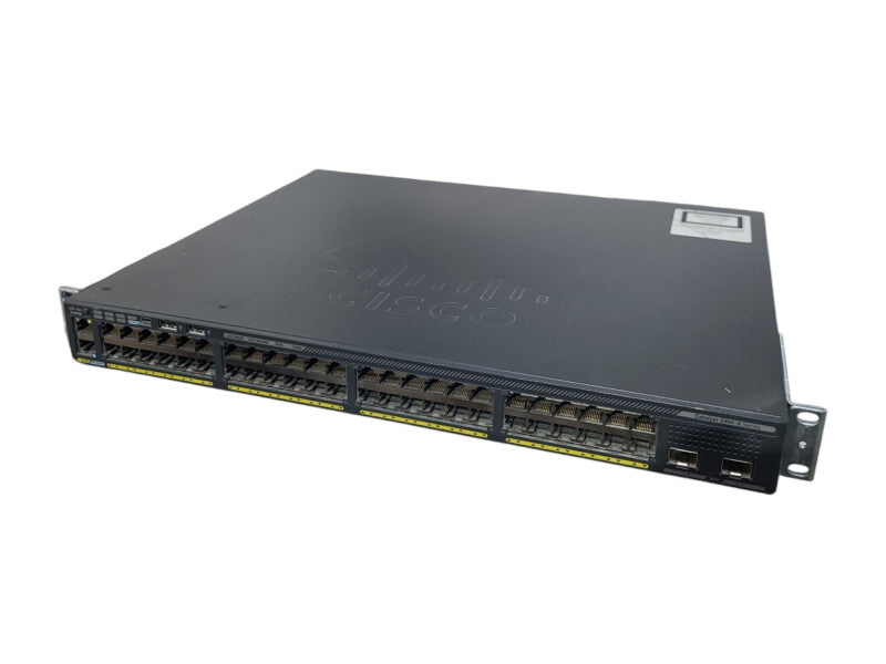 Cisco WS-C2960X-48FPD-L, 48 Port Gigabit PoE+ 740W 2x 10G SFP+, Stack Mod