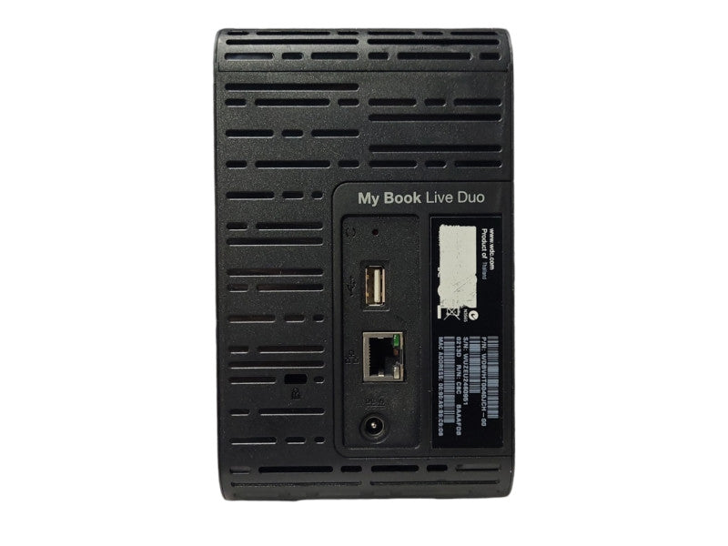 WD My Book Live Duo WDBVHT0040JCH-00, No HDD, READ