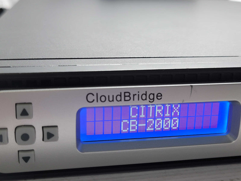 CITRIX CLOUDBRIDGE CB-2000 LOAD BALANCING RPTR 4XCU, No HDD _