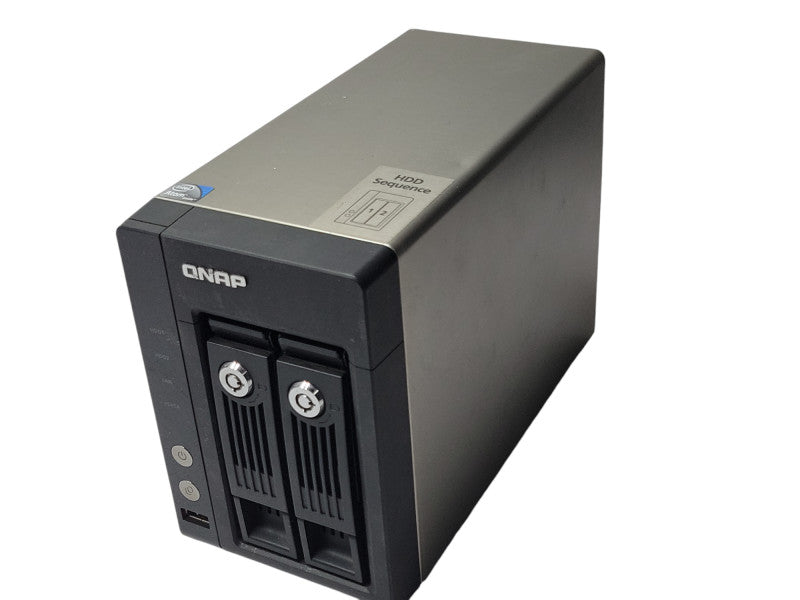 QNAP SYSTEMS TS-259 PRO+ NETWORK ATTACHED STORAGE w/ 2x 2TB HDDs _