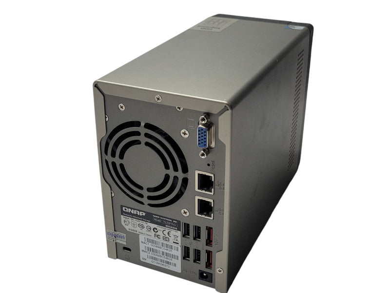 QNAP SYSTEMS TS-259 PRO+ NETWORK ATTACHED STORAGE w/ 2x 2TB HDDs _