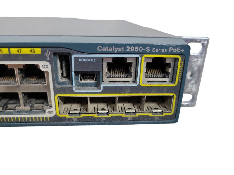 Cisco WS-C2960S-48FPS-L V02 | 48 Port Gigabit PoE+ 740W Managed Switch !