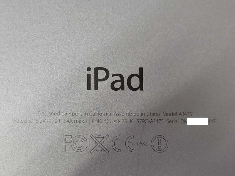 Apple iPad Air 32GB, Wi-Fi, A1475 _