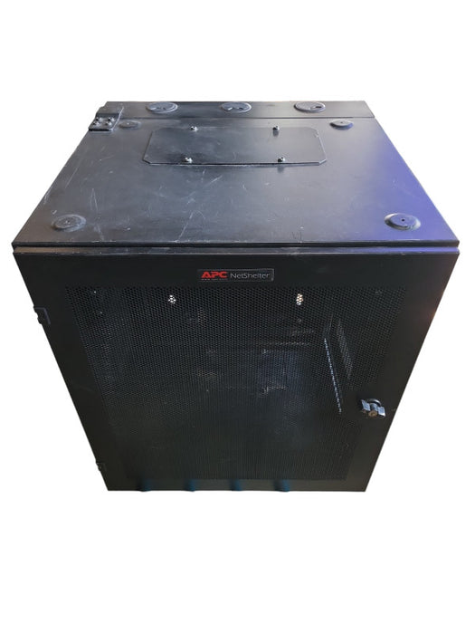 APC NetShelter 13U Wallmount Rack Cabinet Vented AR100HD