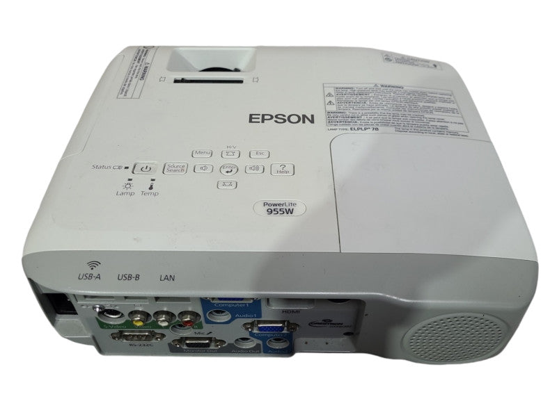 Epson PowerLite 955W H582A WXGA 3LCD Projector , Lamp Hour: 4268 Hrs