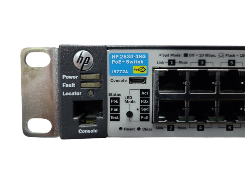 HP 2530-48G PoE+ J9772A 48 Port Gigabit PoE+ 4x SFP Network Switch