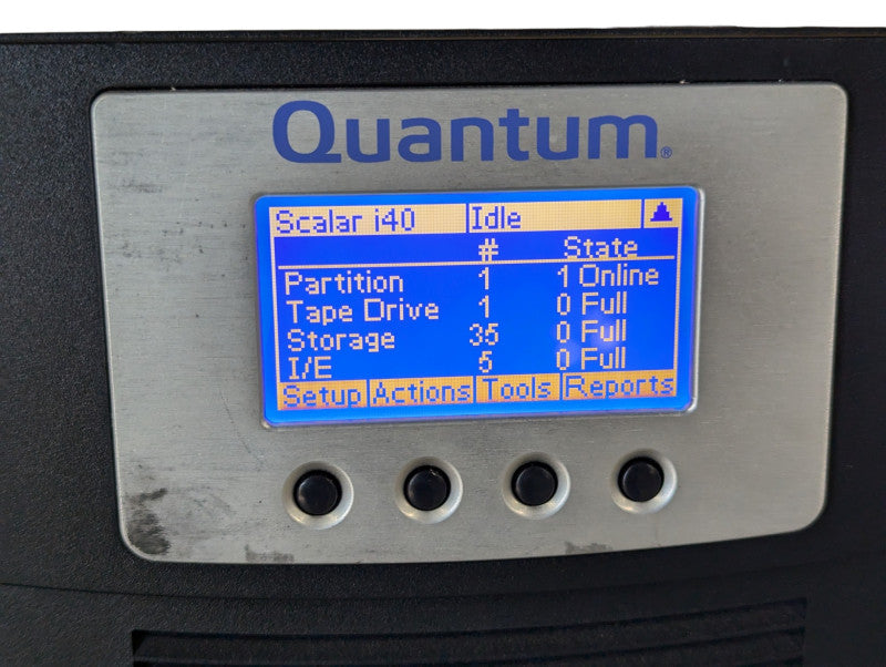 Quantum Scalar i40 Tape Library with 1 LTO 5 drive  -