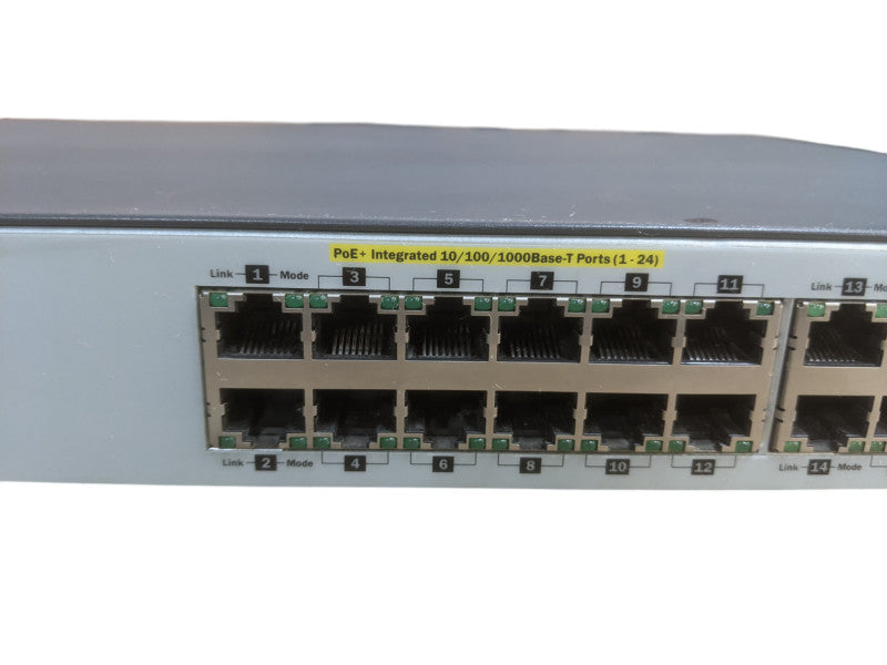 HP J9773A | 2530-24G-PoE+ | 24 Port Gigabit PoE+ | 4x SFP Switch Q