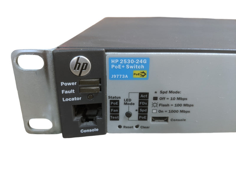 HP J9773A | 2530-24G-PoE+ | 24 Port Gigabit PoE+ | 4x SFP Switch Q