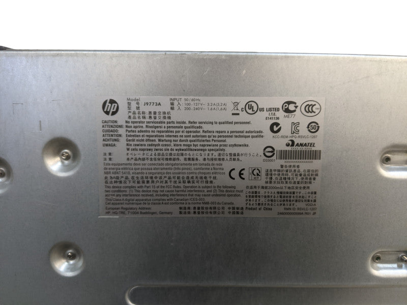 HP J9773A | 2530-24G-PoE+ | 24 Port Gigabit PoE+ | 4x SFP Switch Q