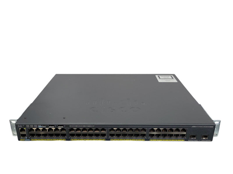 Cisco WS-C2960X-48FPD-L 48-Port Gigabit PoE+ 740W 2x 10G SFP+ Managed Switch  Q_