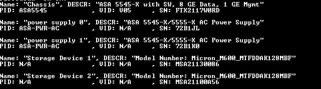 Cisco ASA 5545-X Adaptive Security Appliance & VPN %