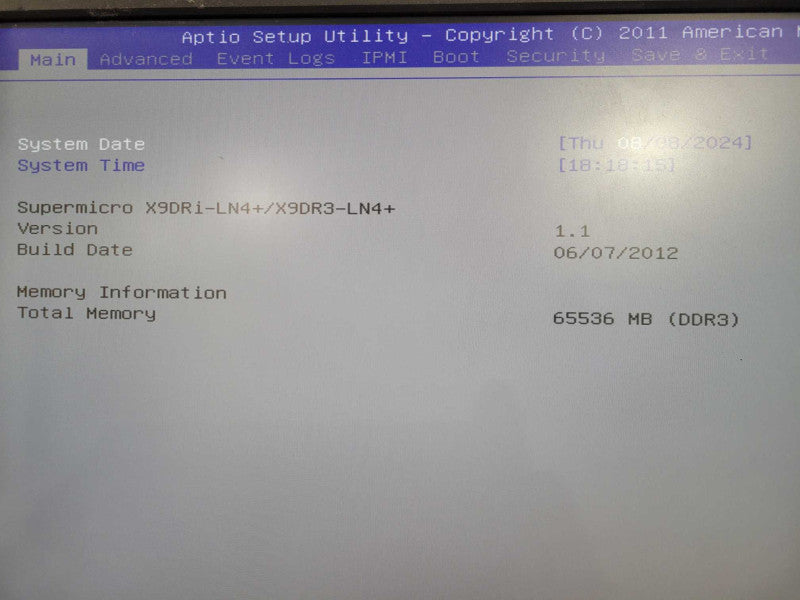 Supermicro X9DRi-LN4+ 2x Intel Xeon E5-2630 0 @ 2.30Ghz, 64GB RAM MEGARAID  !