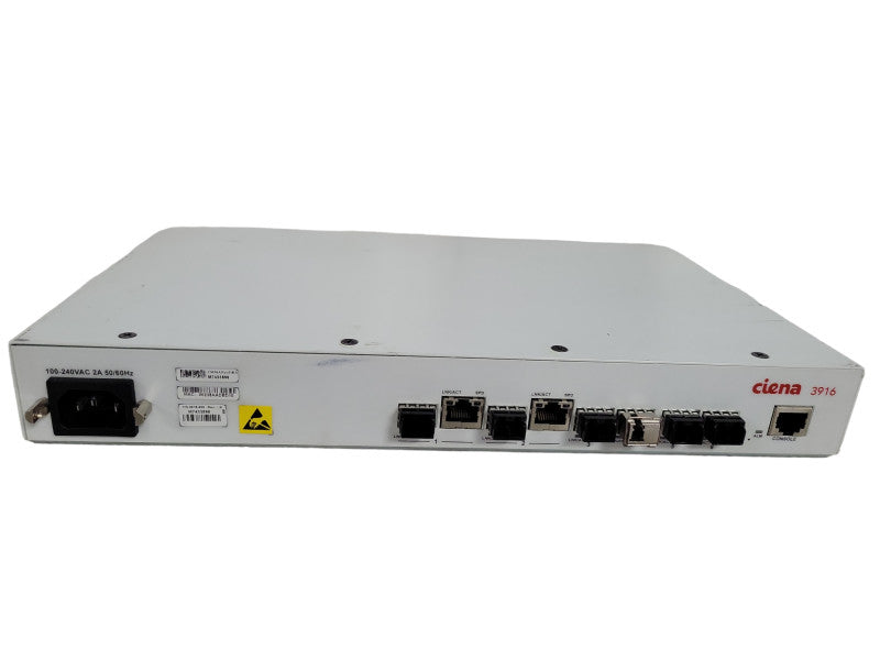 CIENA 3916 6-PORT SFP SERVICE DELIVERY SWITCH 170-3916-900 READ !