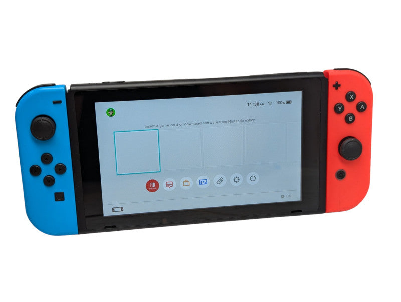 NITENDO Switch HAC-001 with Joy cons and Dock Please READ  -