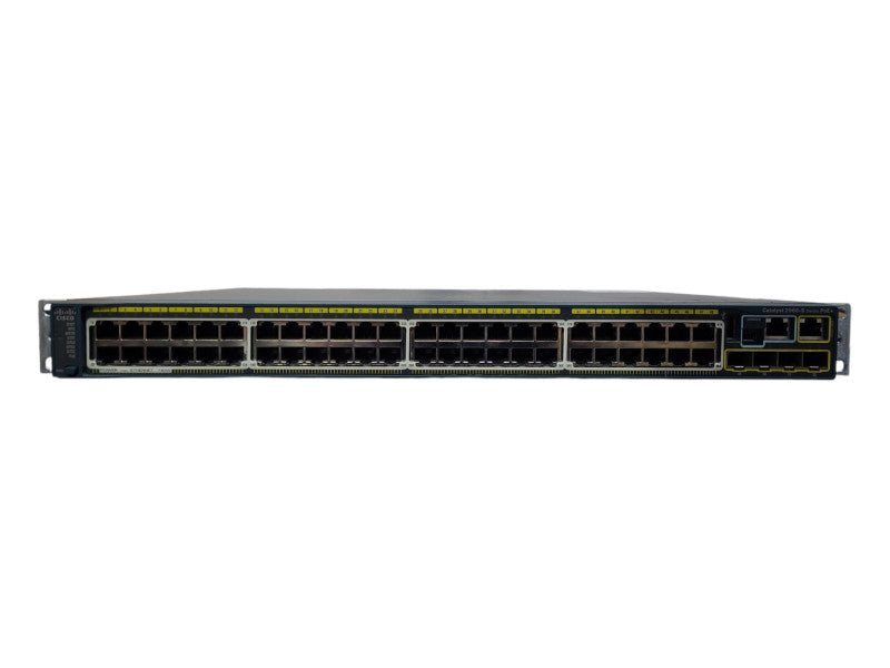Cisco WS-C2960S-48FPS-L 48-Port Gigabit PoE w/ 4x SFP Network Switch