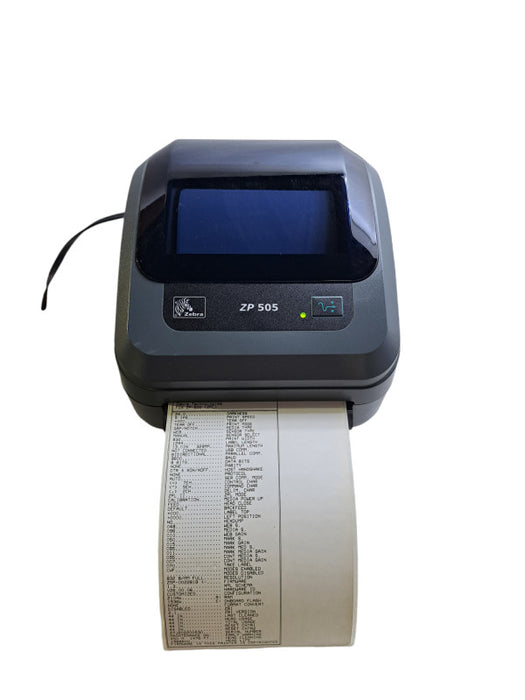 Zebra ZP 505 Thermal Printer ZP505-0503-0020 w/ Power Adapter | Tested