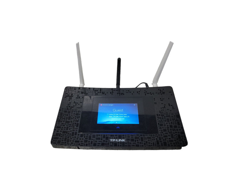 TP-Link Touch P-5 AC1900 Wi-Fi Gigabit Router with Touch Screen & Power Adapt
