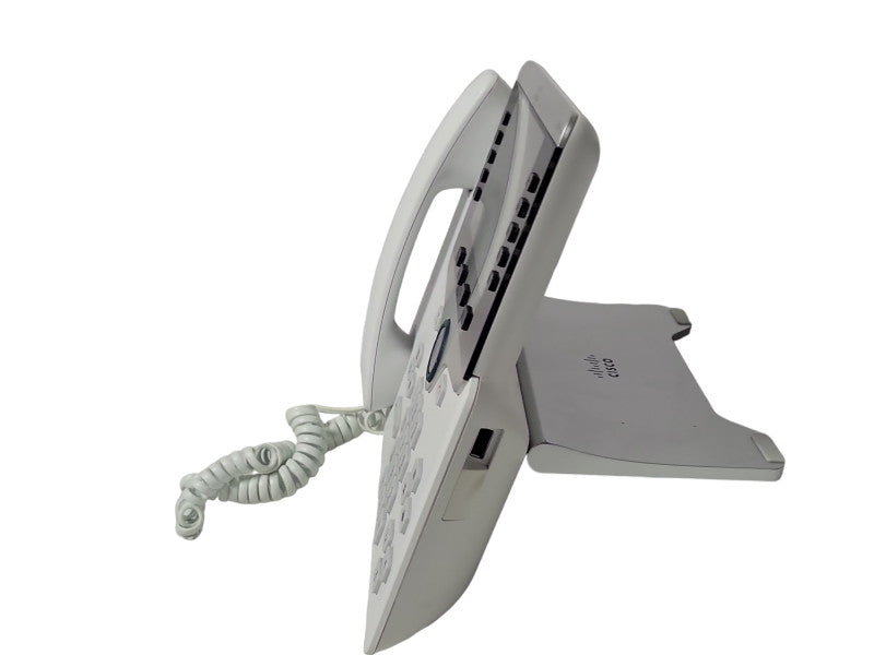 Cisco CP-8851-W-K9 VoIP IP PoE Color LCD Display White Phone w/ Stand, READ Q_