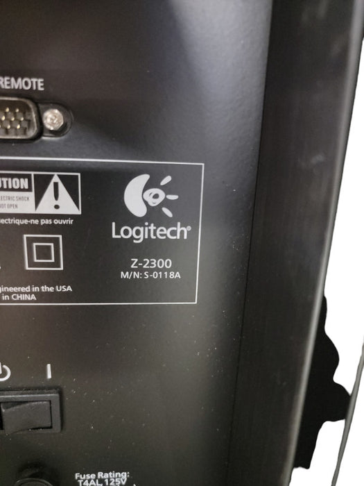 Logitech Z-2300 THX-Certified 2.1 Speaker System with Subwoofer | Read please