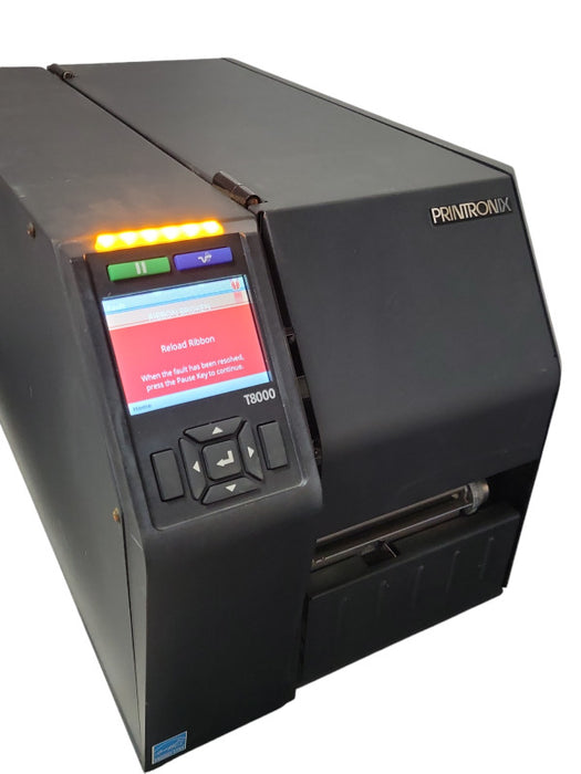 PRINTRONIX T8000 INDUSTRIAL THERMAL PRINTER PTXTHH104, READ _