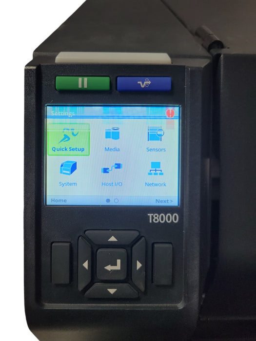 PRINTRONIX T8000 INDUSTRIAL THERMAL PRINTER PTXTHH104, READ _