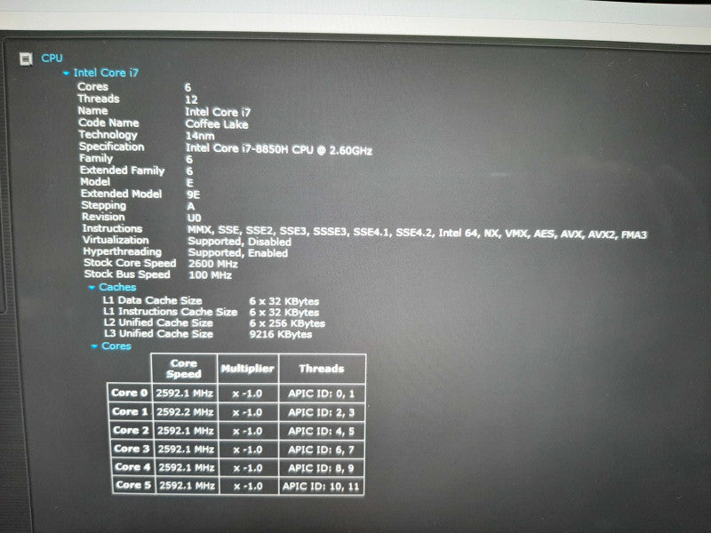 Dell Precision 5530 4K TOUCH i7-8850H QUADRO P2000 4GB GPU 16GB 512SSD READ!   Lap200