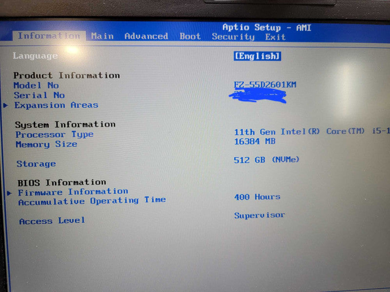 Panasonic ToughBook FZ-55| i5-1145G7| 16GB DDR4| 512GB SSD READ  β Lap200