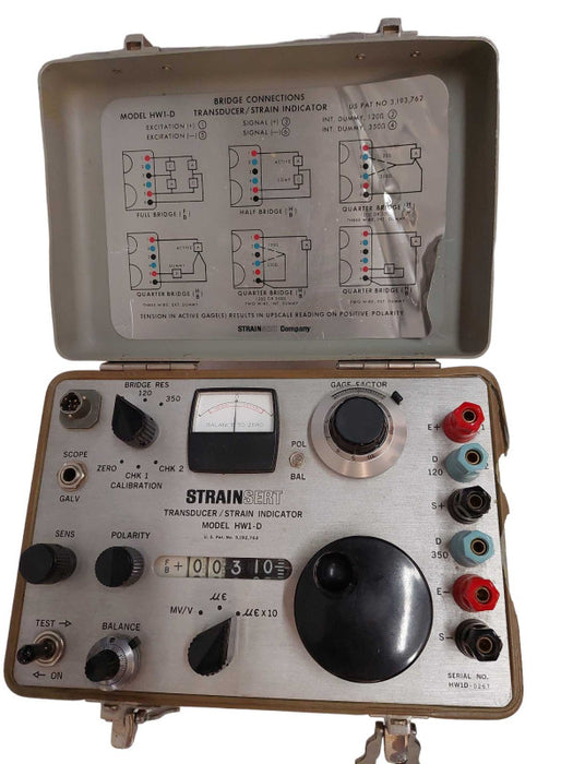 Strainsert Transducer / Strain Indicator Model: HW1-D =