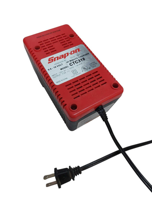 Snap-On Drill Set VersaVolt 45 Minute Charger 9.6-18Volt Model: CTC318 w Battery(failed)
