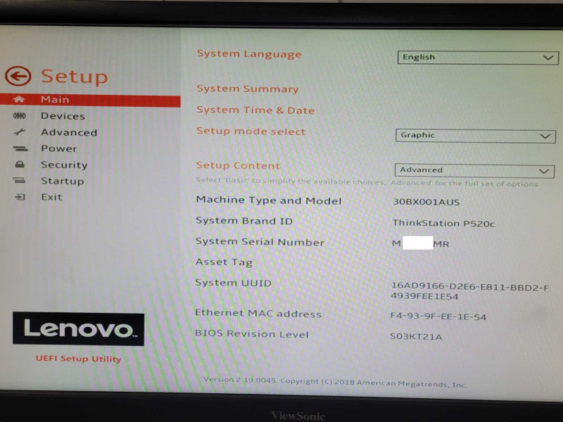Lenovo ThinkStation P520c Xeon W-2123 3.60Ghz QC, 16GB DDR4, 512GB NVMe _