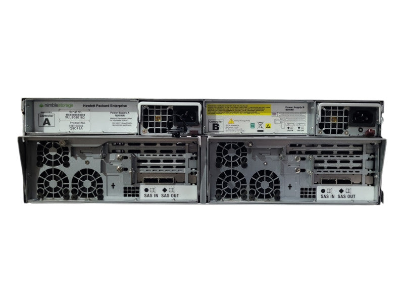 Nimble Storage CS200,400,ES1 3U Array, 2x SAS Controllers, 16x 3.5" Bays