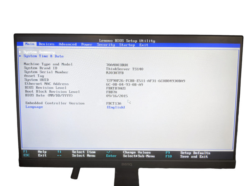 Lenovo ThinkServer TS140 | Xeon E3-1226 v3 | 8GB DDR3 | No HDD
