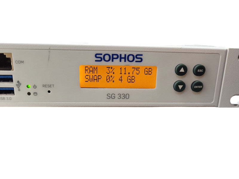 Sophos SG330 Rev.1 8-Port Gig 2-Port SFP Firewall Security Appliance, READ $