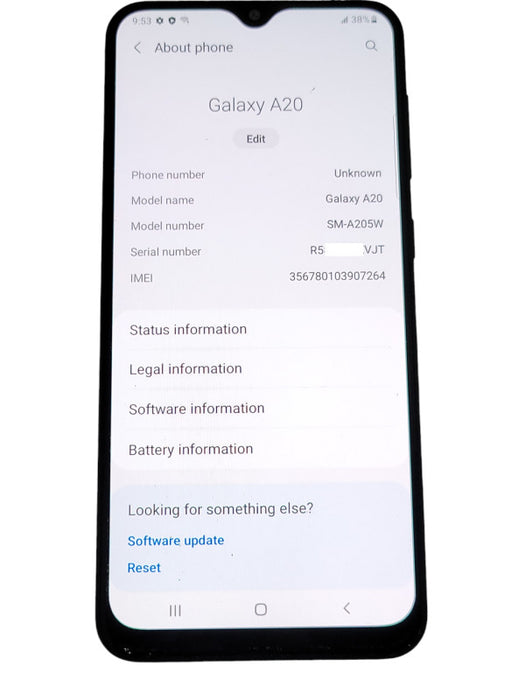 Samsung Galaxy A20 | 32GB | Unlocked | SM-A205W Q_