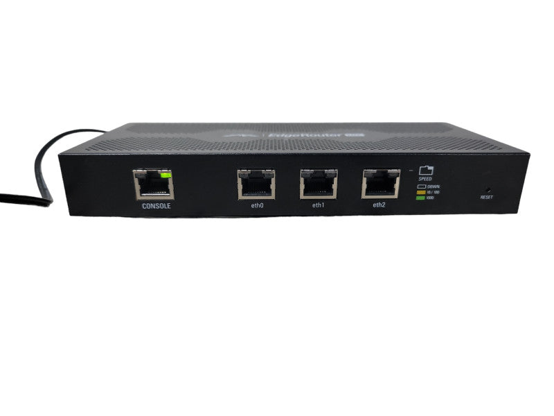 Ubiquiti Networks EdgeRouter Lite 3-Port Router ERLite-3 (Black) w/ AC Adapte