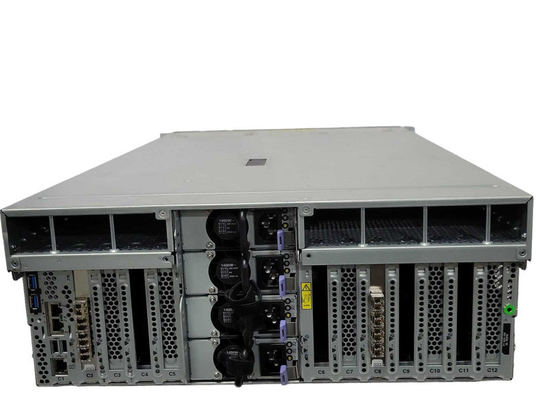 IBM Power 9 System S924, 2x Power 9 CPUs, 320GB DDR4, 4x 220V PSUs, SEE  Q_