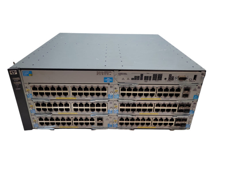 HP E5406zl - j8697A | 2x J9534A | 2x J9536A | 2x J9535A | 2x J9306A PSU %