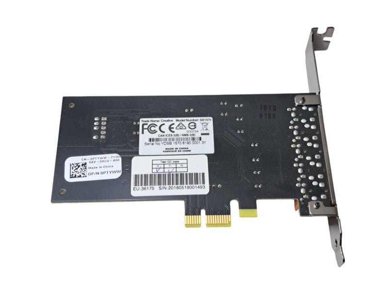 Creative Sound SB1570 Blaster Audigy Sound Card FX PCIe 5.1 High Profile