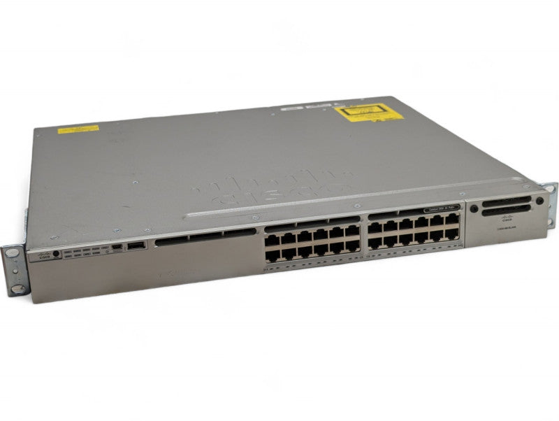 Cisco WS-C3850-24P-E 24-Port Gigabit PoE+ Switch w/ 2x 715WAC Q-