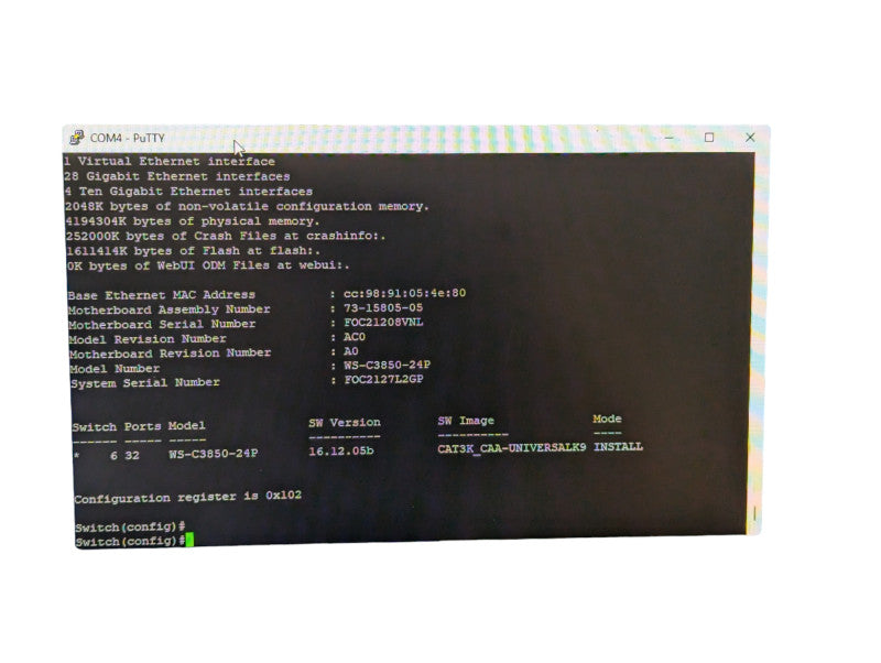 Cisco WS-C3850-24P-E 24-Port Gigabit PoE+ Switch w/ 2x 715WAC Q-