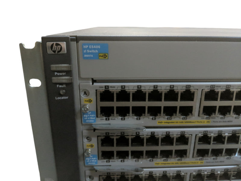 HP E5406 zl Switch | J8697A | w/ 6x zl Modules Q