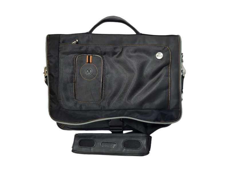 Targus Urban Messenger Bag Case Designed Up To 15.4” Laptops w/ Orange Accent