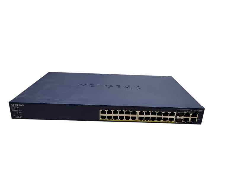 NETGEAR PROSAFE FS728TP V2 24-PORT ETHERNET POE SMART NETWORK SWITCH Q%