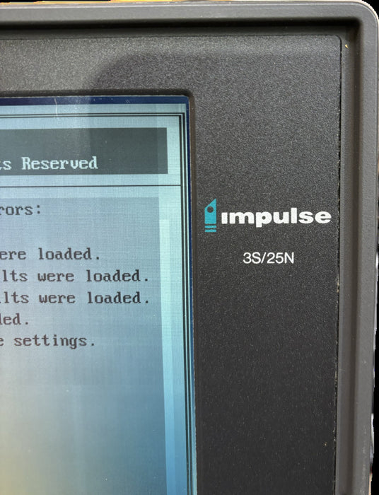 Carapelli/Impulse-Brand Laptop Model 3S/25N Vintage Laptop