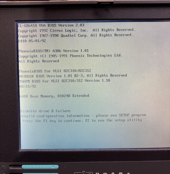 Carapelli/Impulse-Brand Laptop Model 3S/25N Vintage Laptop